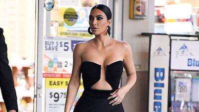Kim Kardashian Swings By Gas Station In Full Glam After Leaving Paris Hilton’s Wedding — Photo - hollywoodlife.com - Malibu
