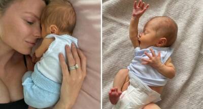 Jennifer Hawkins shares heart-warming photos four weeks after welcoming baby Hendrix - www.who.com.au