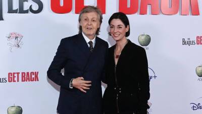 Paul McCartney, 79, Daughter Mary, 52, Pose For Rare Photos At ‘Beatles: Get Back’ Premiere - hollywoodlife.com