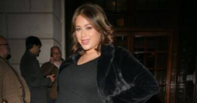 Love Island star Malin Andersson flaunts growing baby bump in chic black outfit - www.ok.co.uk - London