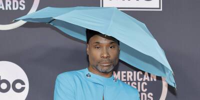 Billy Porter Rocks An Umbrella Hat For American Music Awards 2021! - www.justjared.com - Los Angeles - USA