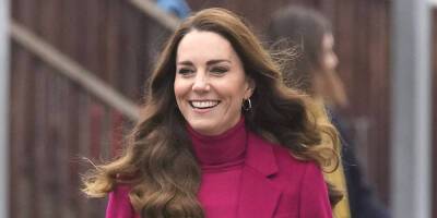Kate Middleton Makes a Special Visit to Nower Hill High School for a Science Lesson - www.justjared.com - London - city Oxford