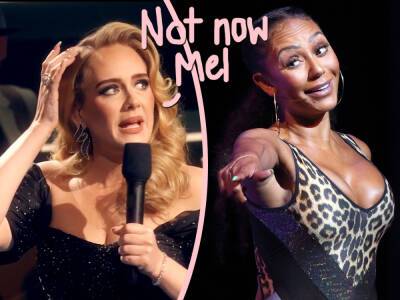 Spice Girl Mel B Cut Out Of Adele Special Because Of 'Awkward As Hell' Joke?? - perezhilton.com - USA