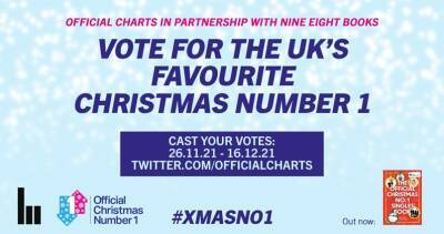 Official Charts and Nine Eight Books launch poll to find the UK’s favourite Official Christmas Number 1 of all time - www.officialcharts.com - Britain