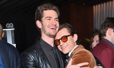 Andrew Garfield Talks All About Reuniting with Tom Holland at the GQ Party - www.justjared.com