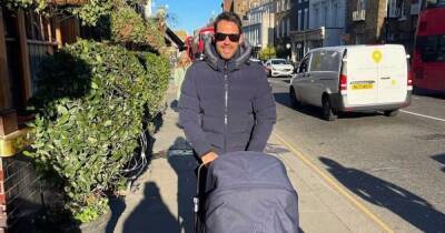 Jamie Redknapp beams as he takes newborn son Raphael on first outing - www.ok.co.uk