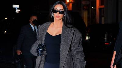 Kim Kardashian Rocks Thigh-High Boots For Dinner In NYC Amid Pete Davidson Romance Speculation - hollywoodlife.com - New York