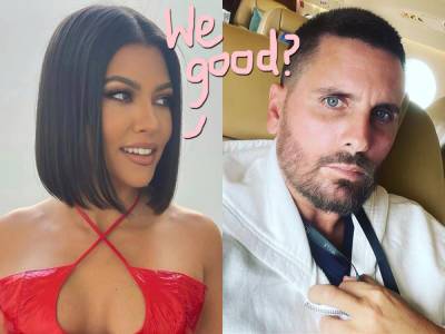 Scott Disick Is Finally Back To Commenting On Kourtney Kardashian’s Instagram After Travis Barker Drama & Engagement News - perezhilton.com