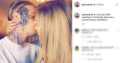 Aaron Carter 'splits' from fiancee Melanie Martin, a week after becoming a dad - www.msn.com