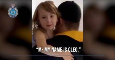 'My name is Cleo' Adorable clip of moment missing tot Cleo Smith is found by cops - www.dailyrecord.co.uk - Australia
