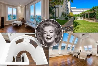 Marilyn Monroe’s penthouse after Joe DiMaggio split lists for $2.5M - nypost.com - New York