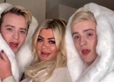 Jedward live it up with festive fireworks in London with new gal pal Gemma Collins - evoke.ie - London - Dublin