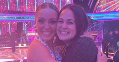 Giovanna Fletcher shares lovely Strictly backstage moment with 'dance-in-laws' - www.manchestereveningnews.co.uk