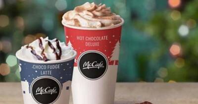 McDonalds launch new Christmas drinks menu with Choco Fudge Latte and deluxe hot chocolate - www.dailyrecord.co.uk - Britain - county Mcdonald