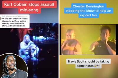 Kurt Cobain’s crowd-control video resurfaces after Astroworld tragedy - nypost.com - Houston