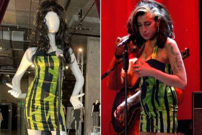 Amy Winehouse’s dress from final live show auctioned for $243K - nypost.com - Indiana - Serbia - city Belgrade