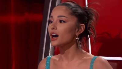 'The Voice': Ariana Grande Wears Jennifer Garner's '13 Going on 30' Dress During First Live Show - www.etonline.com