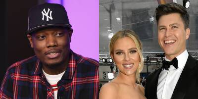 Michael Che Says He Doesn't Plan on Babysitting for Scarlett Johannsson & Colin Jost's 'Adorable' Son - www.justjared.com
