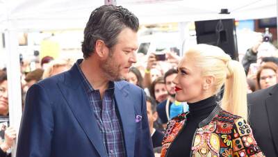 Gwen Stefani Gives Blake Shelton A Kiss As She Returns To ‘The Voice’ For Special Appearance - hollywoodlife.com