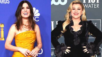 Sandra Bullock Kelly Clarkson Crack Up When One Seemingly Calls The Other A ‘Whore’ — Watch - hollywoodlife.com - USA - county Bullock
