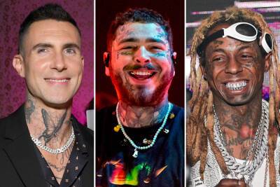 15 celebrities with wild face tattoos: Post Malone, Amber Rose and more - nypost.com
