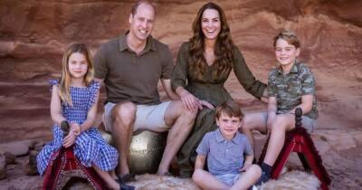 Prince William and Kate Middleton share new family picture on their Christmas card - www.dailyrecord.co.uk - Britain - Jordan - Charlotte