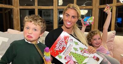 Katie Price blurs badge of eight year old Jett's uniform after facing backlash - www.ok.co.uk