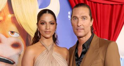 Matthew McConaughey is Joined by Wife Camila Alves at 'Sing 2' Premiere - www.justjared.com - Los Angeles - Jordan