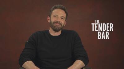 Ben Affleck On Jumping Into The Ocean In February And Playing Softball With ‘The Tender Bar’ Director George Clooney - etcanada.com - Canada - George - county Ocean