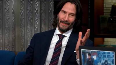 Keanu Reeves Reveals What He Was Thinking in 'Sad Keanu' Pic - www.etonline.com - Hollywood - New York