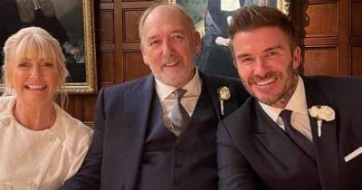 David Beckham shares sweet glimpse at his dad Ted's intimate wedding: 'So proud' - www.ok.co.uk - London