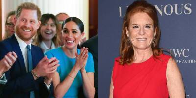 Sarah Ferguson Says Prince Harry Is 'Very Happy' with Meghan Markle In New Interview - www.justjared.com - Italy