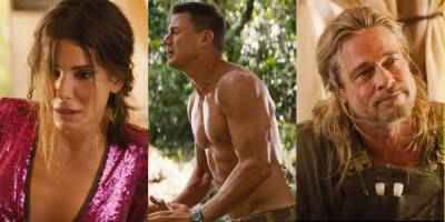 Sandra Bullock's 'The Lost City' Trailer Features Shirtless Channing Tatum & a Brad Pitt Cameo - Watch Now! - www.justjared.com - city Lost - county Bullock