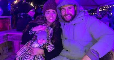 I'm A Celeb winner Danny Miller beams on festive night out with fiancee and baby son - www.ok.co.uk