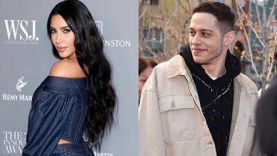 Kim Kardashian Hilariously Avoids Mentioning Pete Davidson In New Interview Amid Romance - hollywoodlife.com - county Davidson