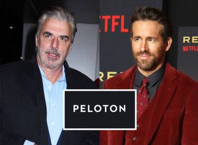 Peloton & Ryan Reynolds Remove Viral Chris Noth Commercial Following Sexual Assault Allegations - perezhilton.com