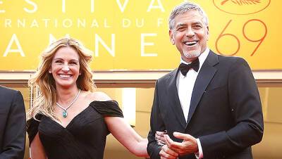 Julia Roberts Crashes George Clooney’s Interview In The Most Hilarious Way Possible: Watch - hollywoodlife.com