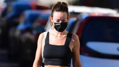 Olivia Wilde Rocks Black Crop Top Leggings To Gym Amid Harry Style Romance – Photos - hollywoodlife.com - Los Angeles