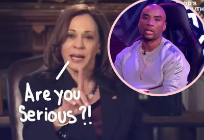 Kamala Harris Gets PISSED After Charlamagne Tha God Asked Who The ‘Real President’ Is - perezhilton.com