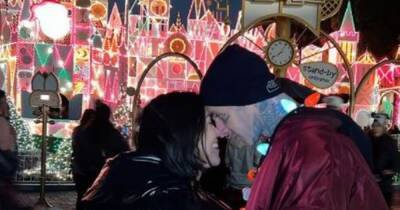 Kourtney Kardashian and Travis Barker share smitten snap during date night in rain - www.ok.co.uk