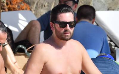 Scott Disick Spotted Going Shirtless During a Beach Day in St. Barts - www.justjared.com - New York - city Staten Island, state New York