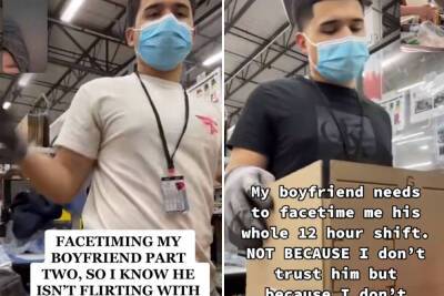 Woman slammed for making boyfriend FaceTime her for his entire 12-hour work shift - nypost.com - California - county Fresno