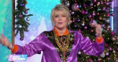 Ruth Langsford delights fans as she raps with style on Loose Women - www.ok.co.uk