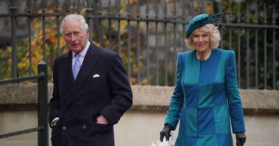 Charles and Camilla lead Royals attending Christmas Day service at St George’s Chapel, Windsor - www.ok.co.uk - county Windsor - county Prince Edward
