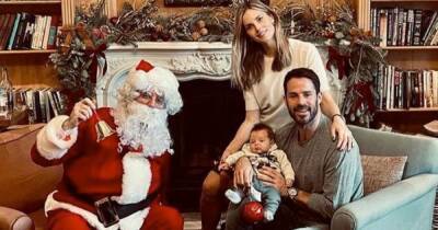 Jamie Redknapp shares sweet look at his first Christmas with newborn son Raphael - www.ok.co.uk