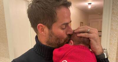 Jamie Redknapp apologises to wife after dad's football joke about baby Raphael - www.ok.co.uk - Sweden - city Sandra
