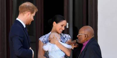 Prince Harry & Meghan Markle Pen Tribute to Desmond Tutu: 'He Held Our Son Archie' - www.justjared.com