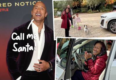 Watch Dwayne Johnson Surprise His Mom With A New Car For Christmas In Emotional Video! - perezhilton.com