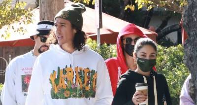 Vanessa Hudgens & Boyfriend Cole Tucker Meet Up with Friends for Post-Christmas Lunch - www.justjared.com