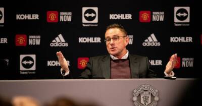 Manchester United manager Ralf Rangnick issues January transfer warning - www.manchestereveningnews.co.uk - Manchester